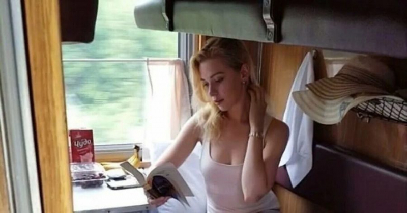 130 приятных женских фото из поезда