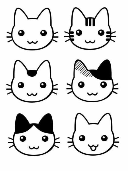 215 прикольных рисунков котов и кошек