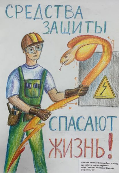 Безопасный труд глазами детей: 75 рисунков