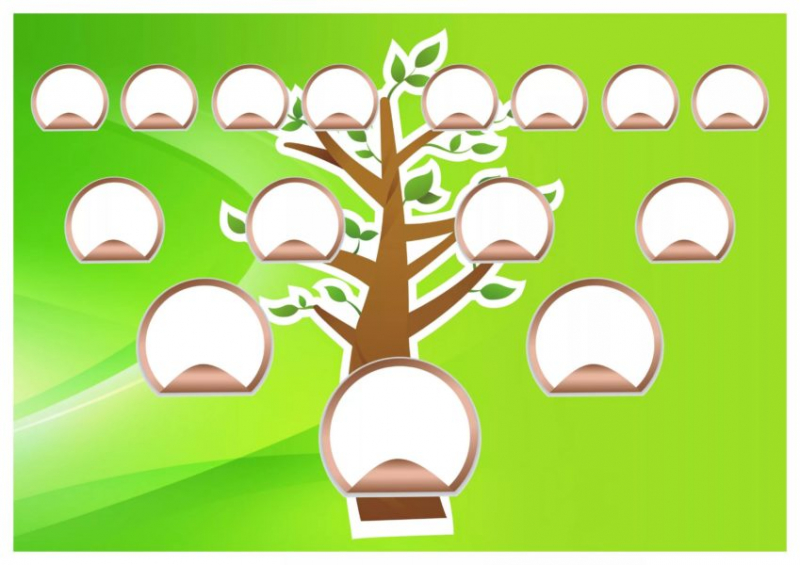 Древо семьи: 80 шаблонов семейного дерева