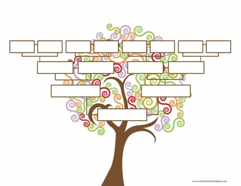 Древо семьи: 80 шаблонов семейного дерева