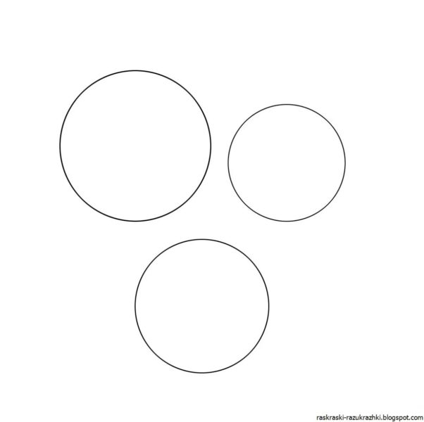 Кружочки: 50 картинок с кругами для распечатки