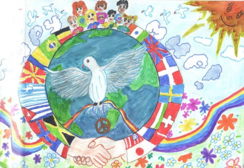 Мир глазами детей: 80 рисунков