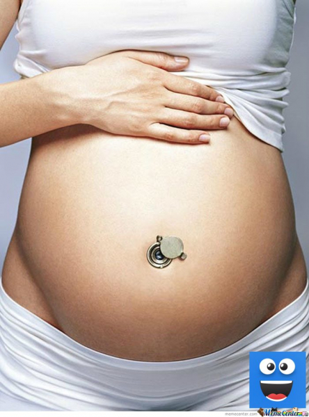 Прикольные фото беременных (12 фото)