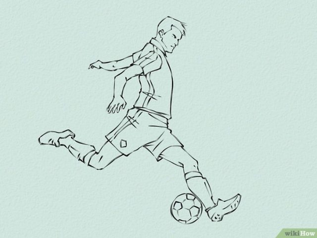 Рисунки для срисовки футбол (15 фото)