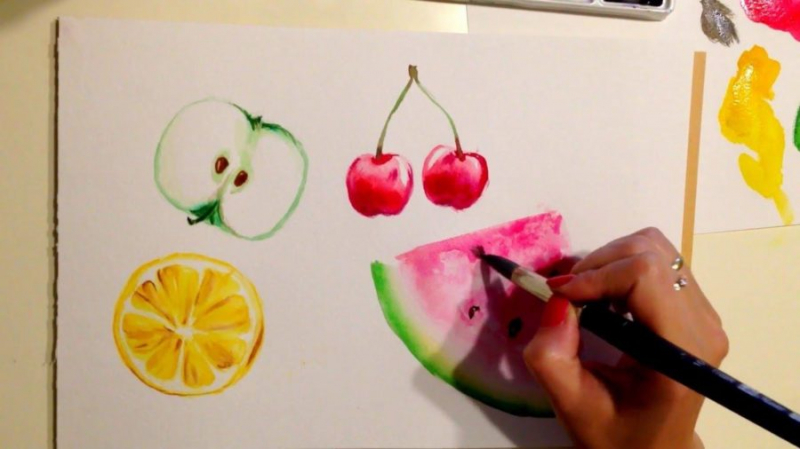 Рисунки для срисовки легкие и красивые красками (25 фото)