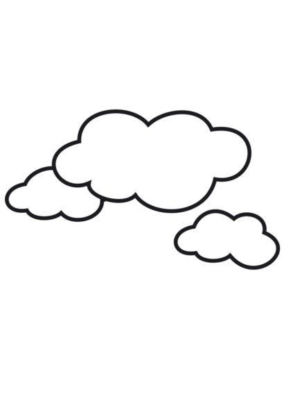 Рисунки для срисовки облака (28 фото)