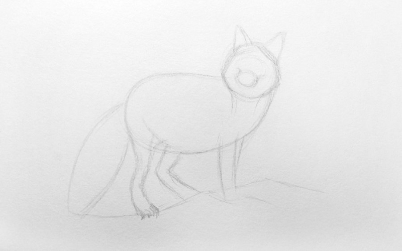 Рисунки карандашом для детей лиса (28 фото)