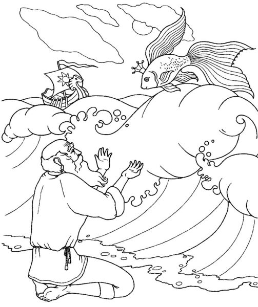Рисунок карандашом сказка «Золотая рыбка» (20 фото)
