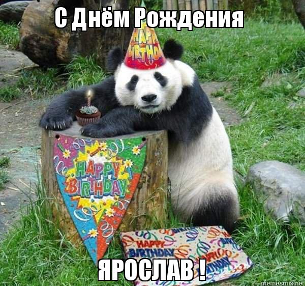 Смешные картинки поздравления С Днем Рождения Ярослав (20 фото)