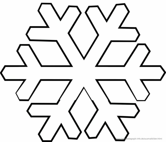 Снежинки из бумаги: 125 шаблонов для распечатки