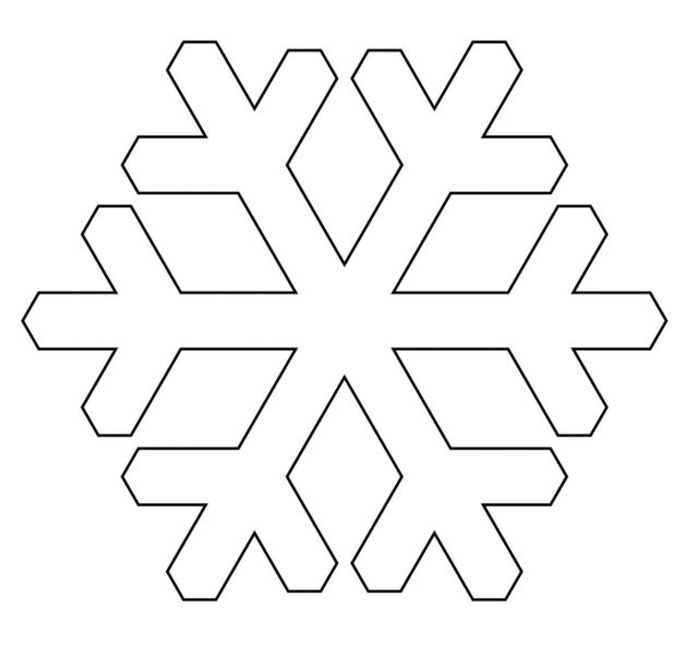 Снежинки из бумаги: 125 шаблонов для распечатки