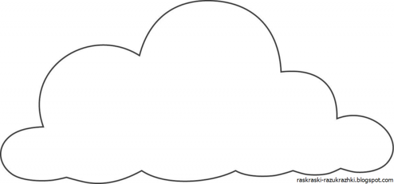 Трафареты облака для вырезания из бумаги: 50 шаблонов